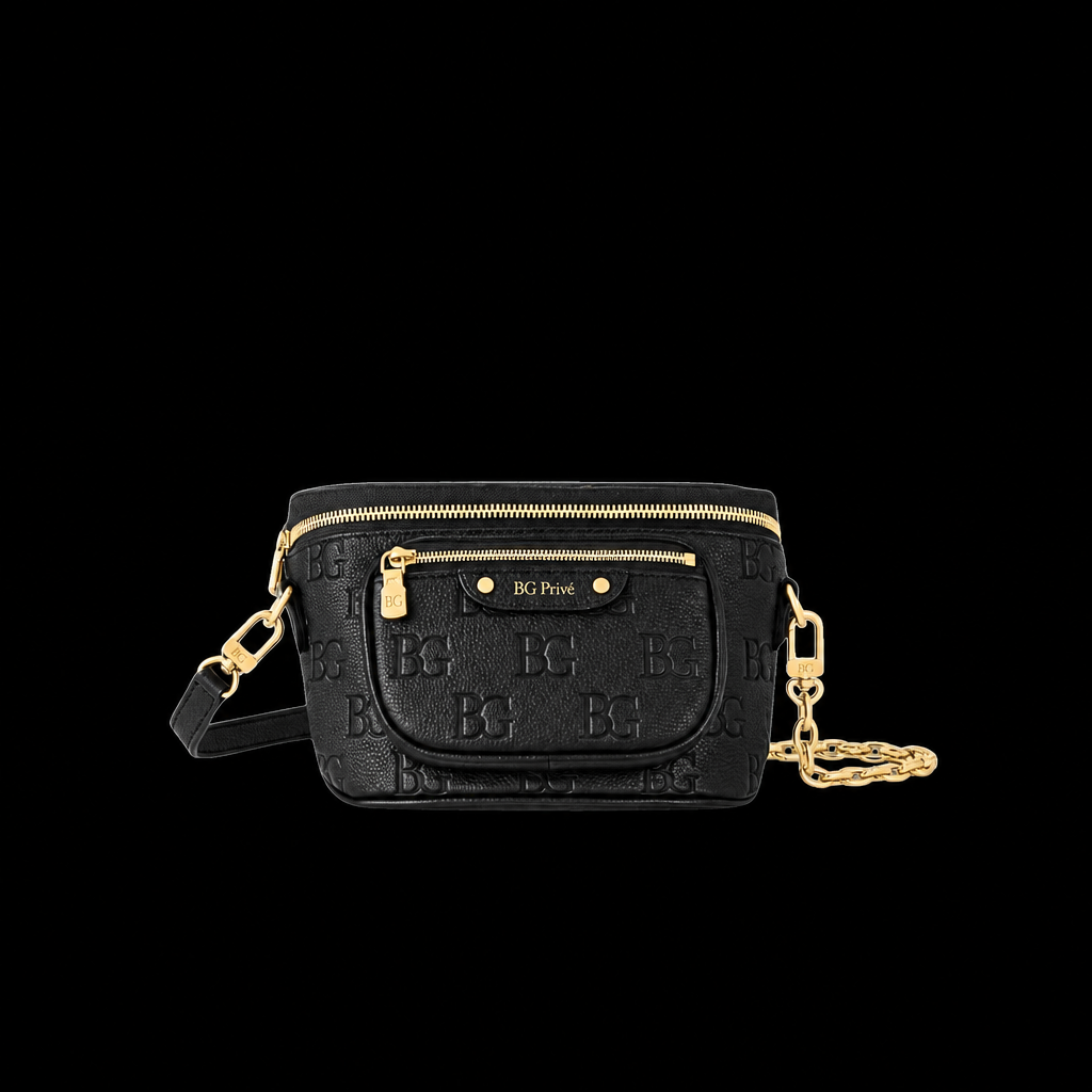 Mini Bumbag in Black Monogram Empreinte Leather