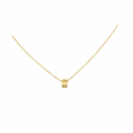 Coco Crush Necklace, Small Quilted Motif, 18K Yellow Gold