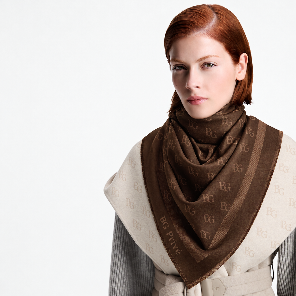 Monogram Classic Shawl Brown For Women M97933