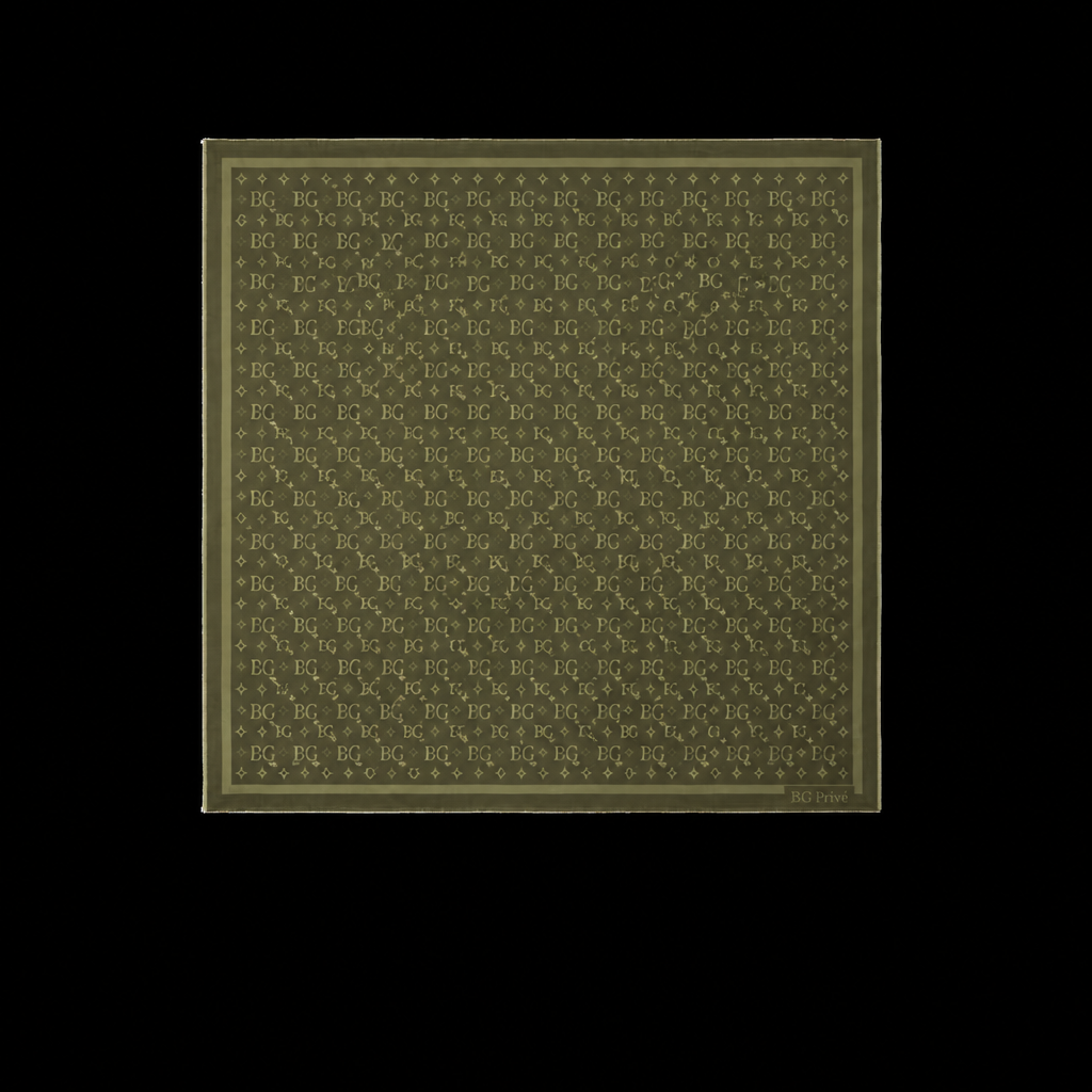 Monogram Classic Shawl Khaki For Women M98140