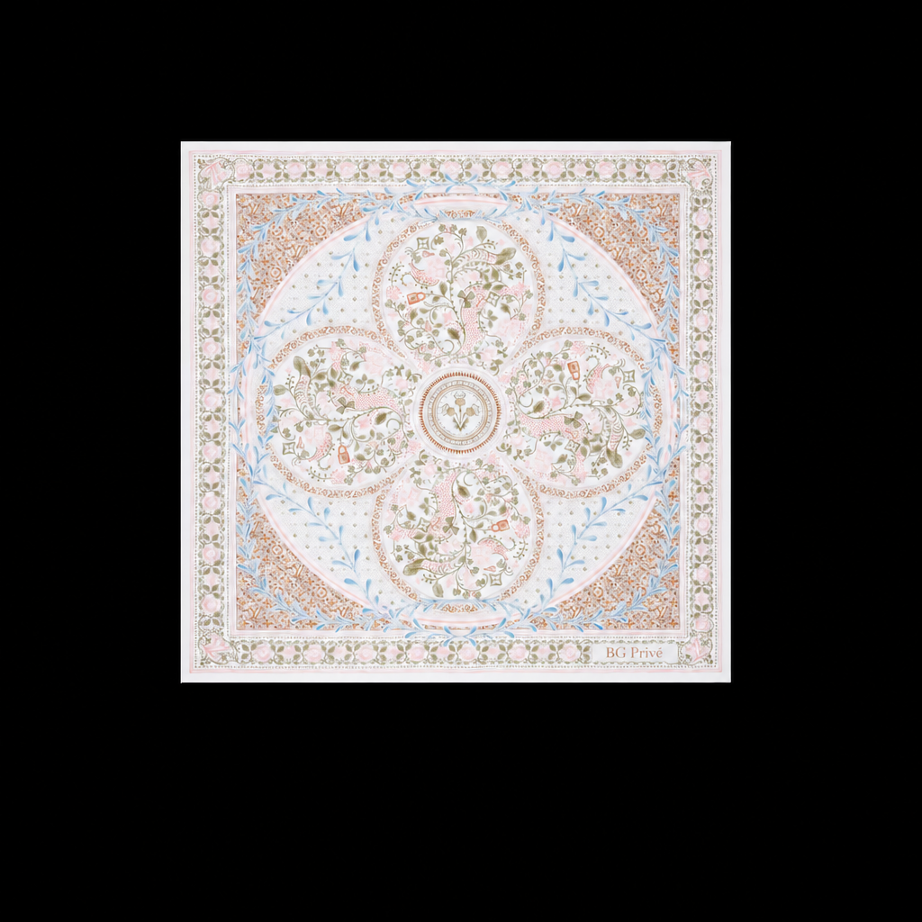 Summer Garden Shawl Beige For Women M98415