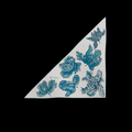 Tulipomanie Triangle Scarf Bleu Electrique For Women