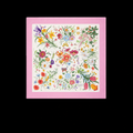 Printed Silk Twill Carre Scarf Pink For Women 821061 3G001 9072