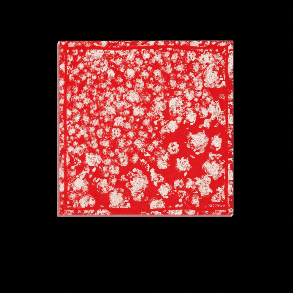 Square Scarf Red For Women