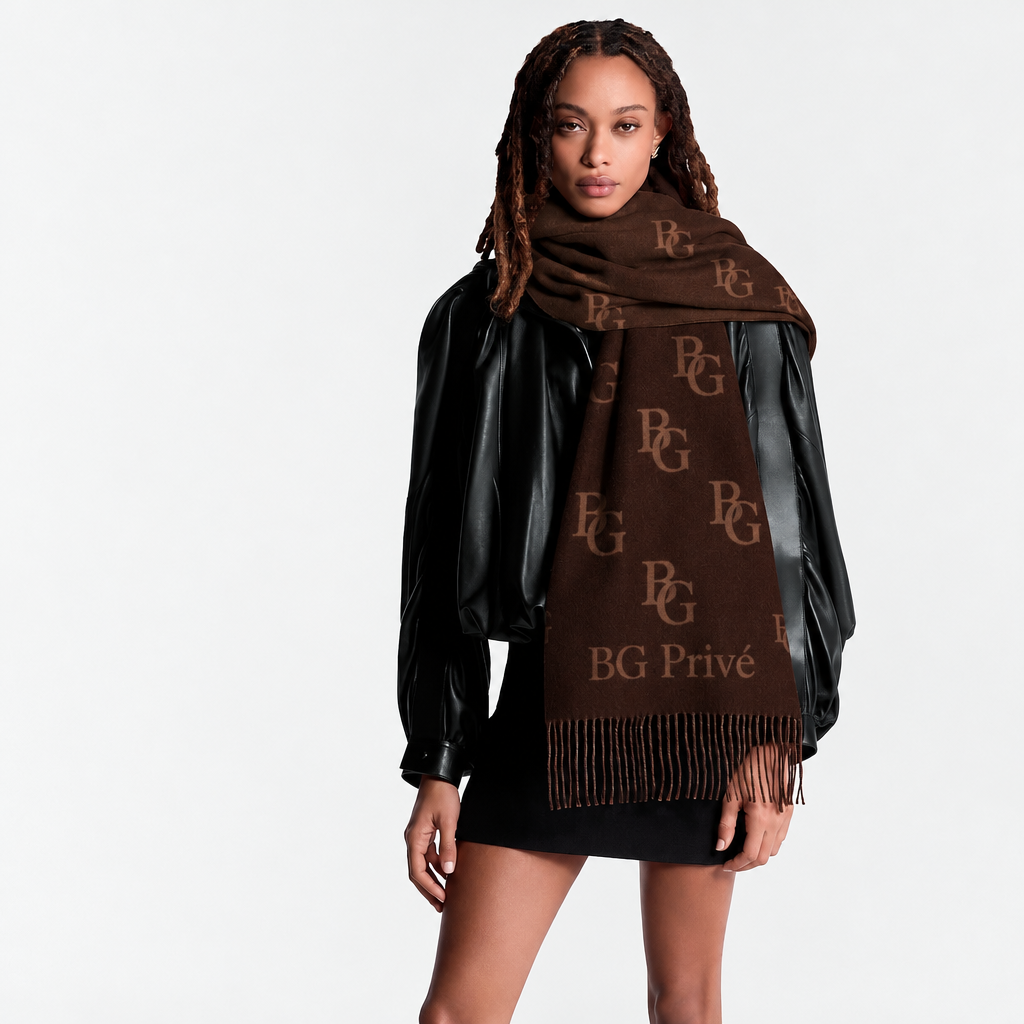 Reykjavik Scarf Dark Brown For Women 74.8in/190cm M78125