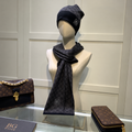 Beanie & Scarf Set In Black
