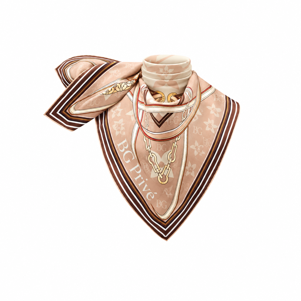 Ultimate Monogram Square 90 Scarf Dune For Women 35.4in/90cm M79587