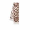 Medallion Scarf Brown 92.5in/235cm M94853
