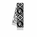 Medallion Scarf Black 92.5in/235cm M79212
