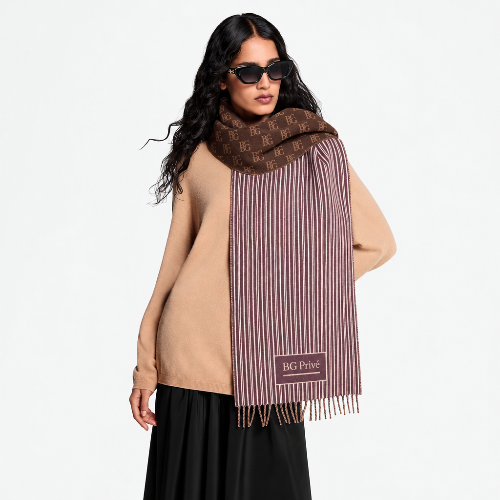 My Neverfull Scarf Brown/Burgundy 94.5in/240cm M96732
