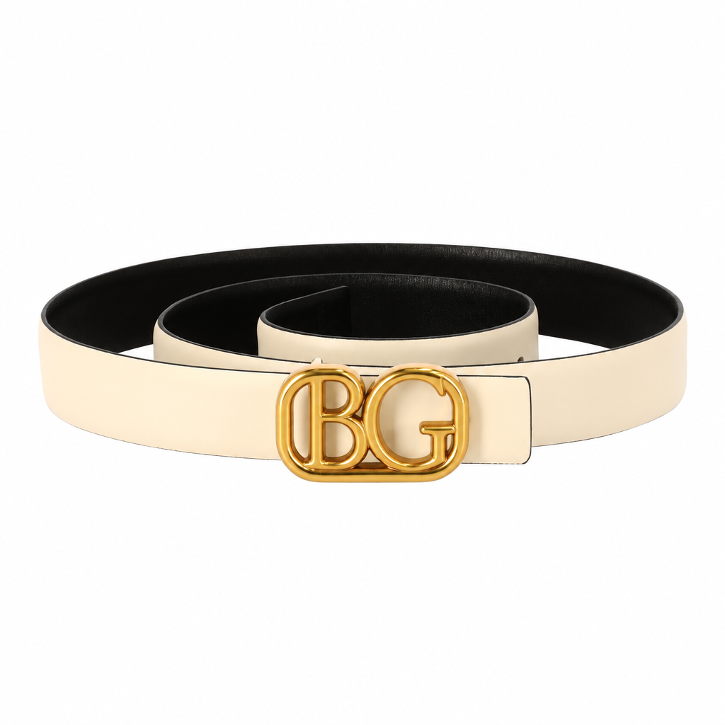 Garavani VLogo Signature Reversible Shiny Calfskin Belt – 30 mm