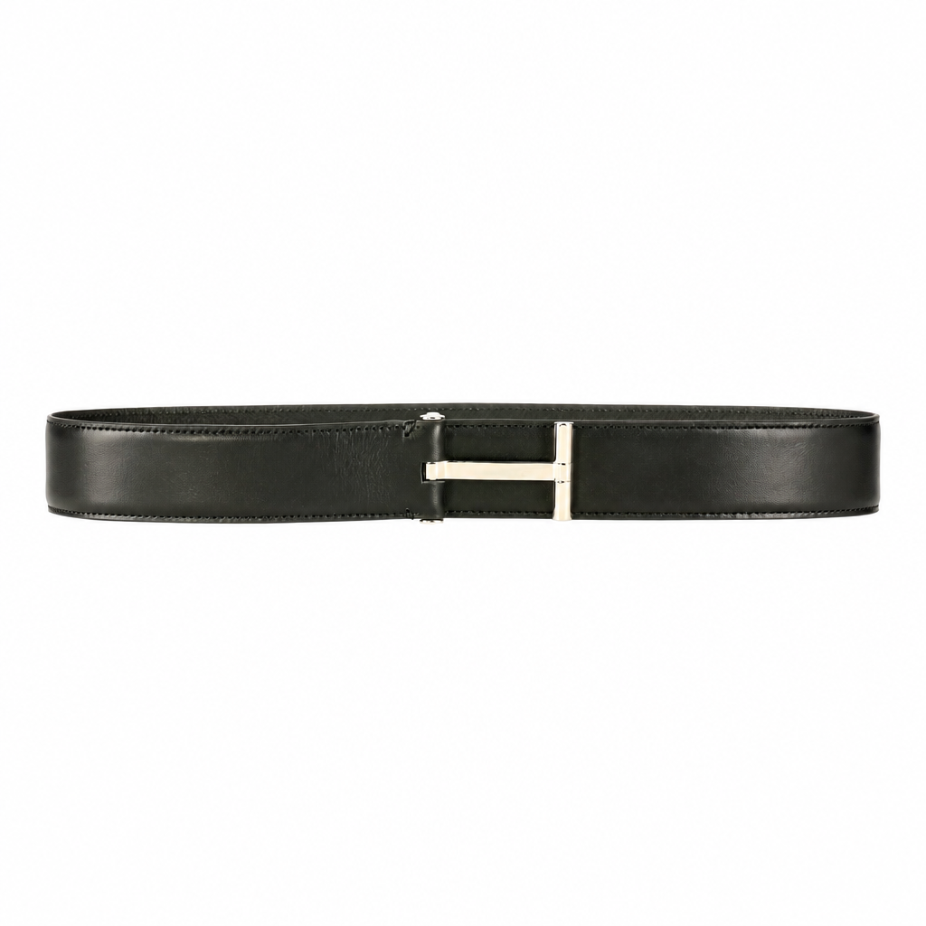 40mm Leather T Belt