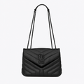 LOULOU Small Chain Bag in Quilted Y Leather