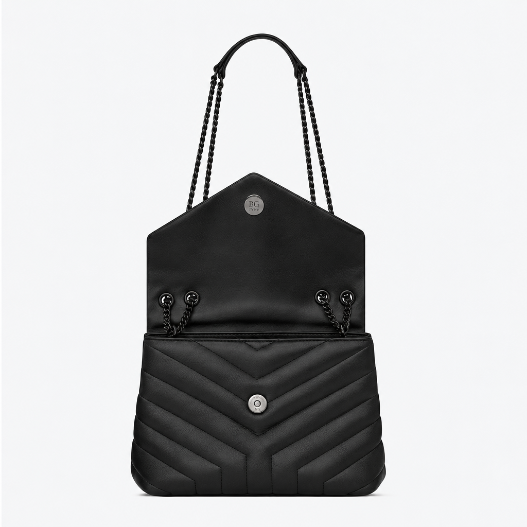 LOULOU Small Chain Bag in Quilted Y Leather