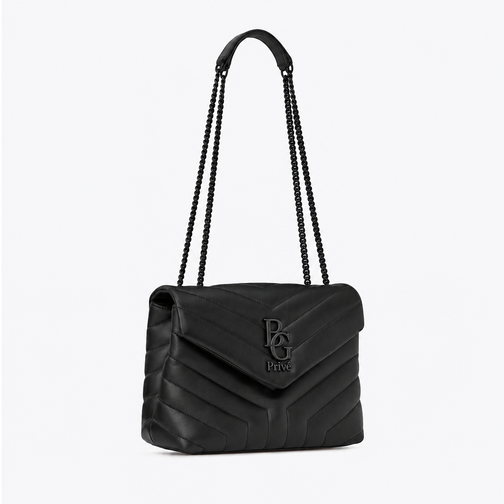 LOULOU Small Chain Bag in Quilted Y Leather