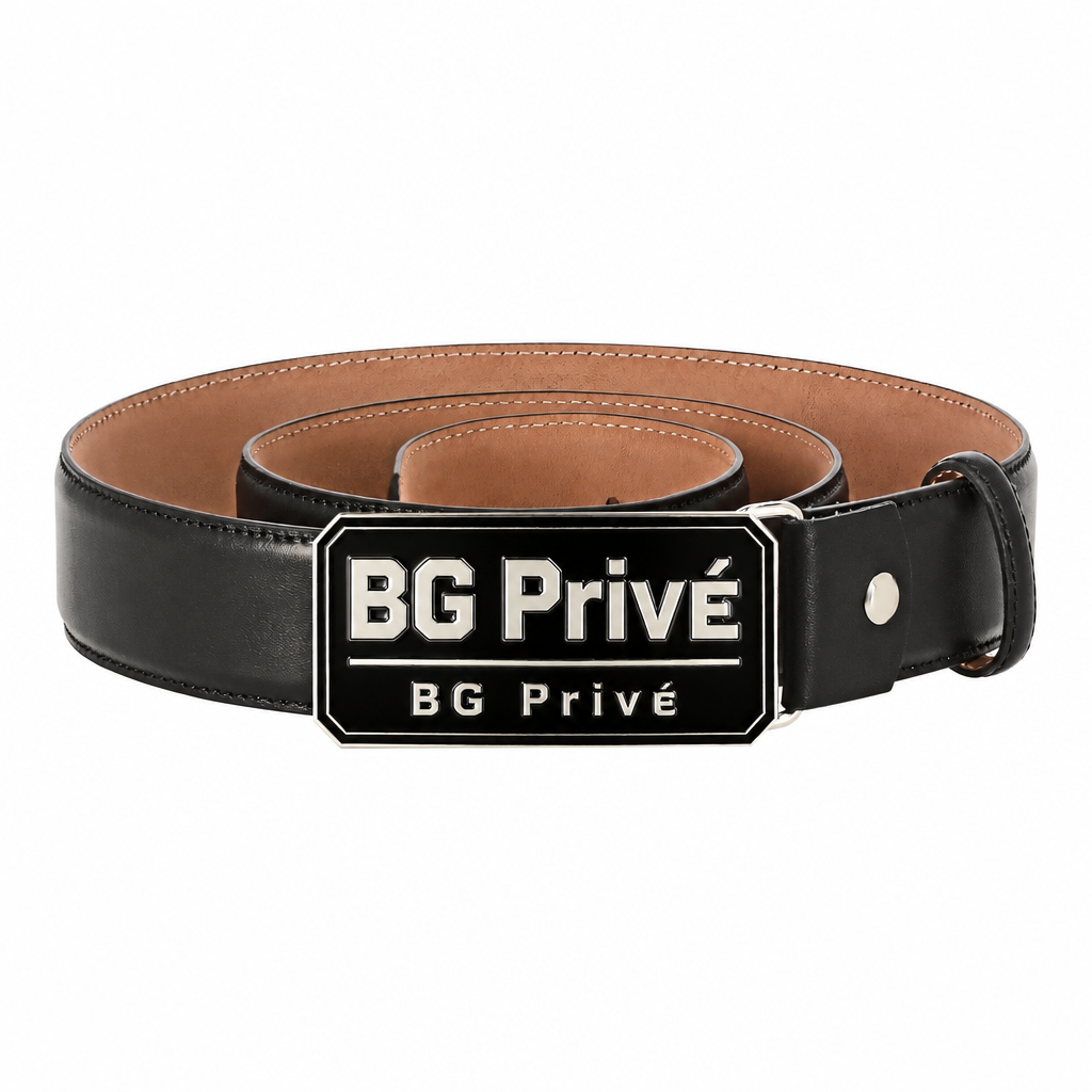 Leather Belt – Democracy Since 1964 Plaque Buckle