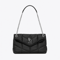 Loulou Puffer Small Bag in Black Lambskin
