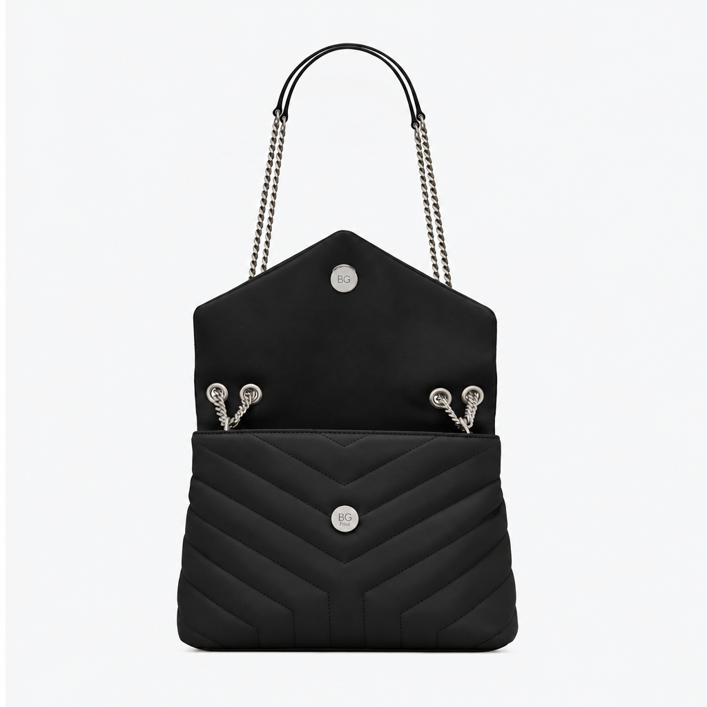 Loulou Small Shoulder Bag in Quilted Leather
