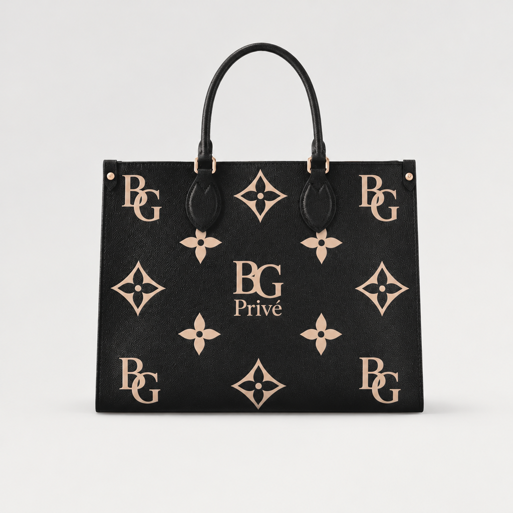 OnTheGo MM Black/Beige Tote M45495