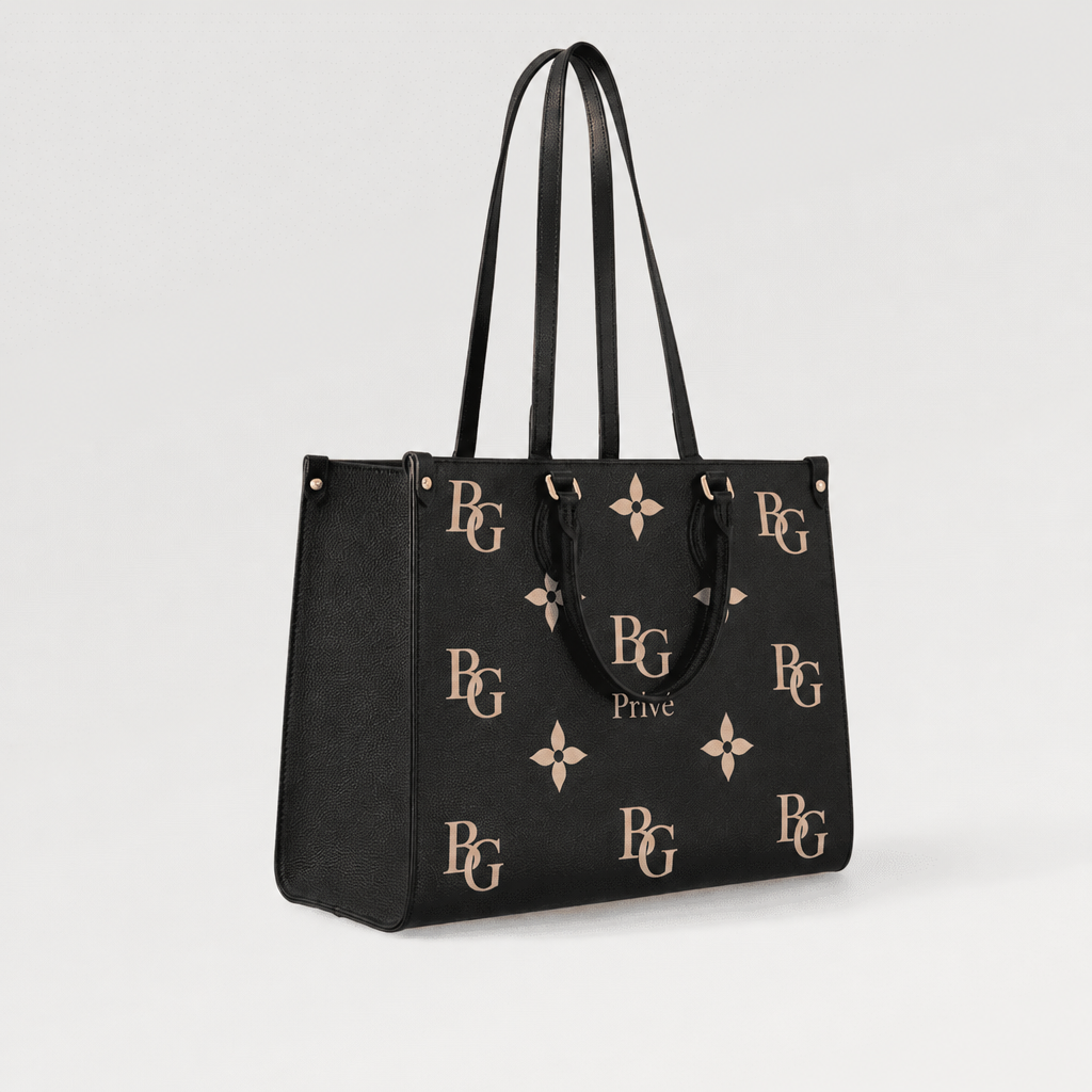 OnTheGo MM Black/Beige Tote M45495