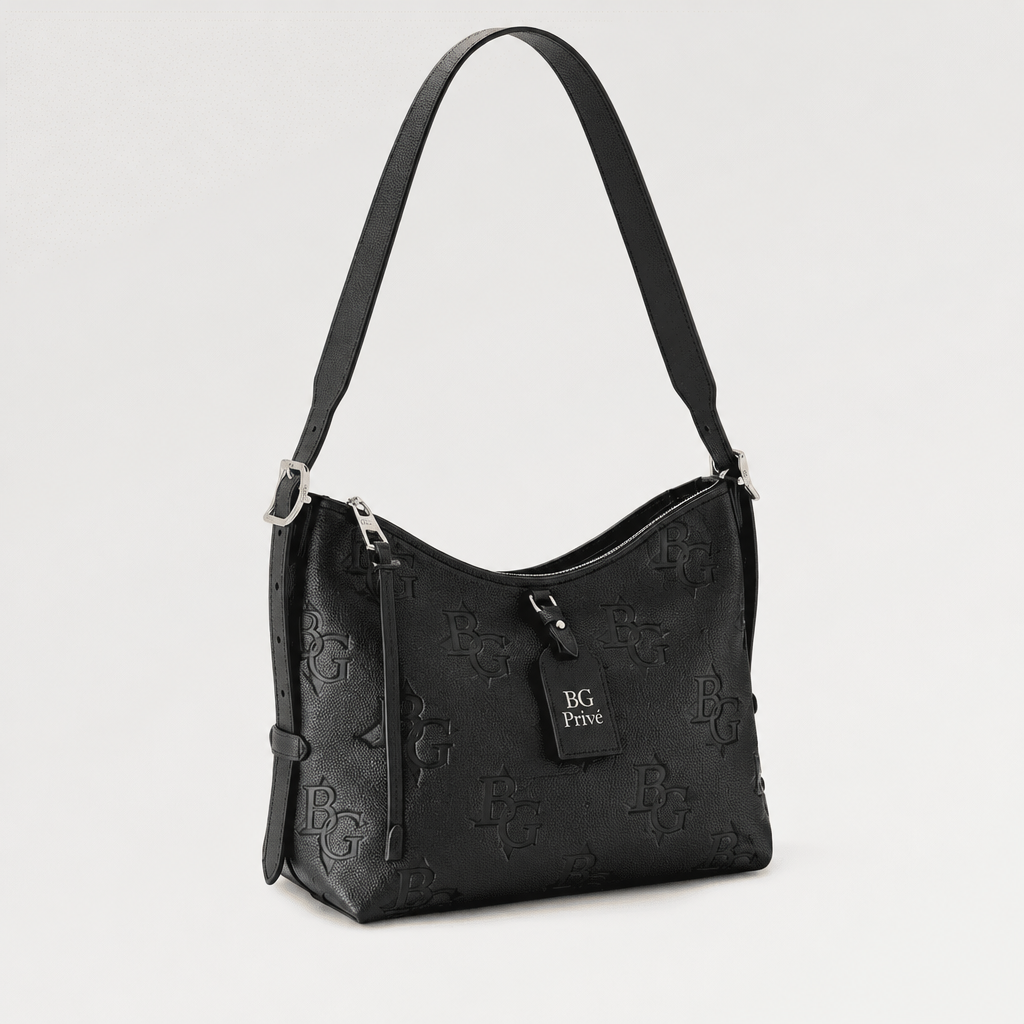 CarryAll PM Black Monogram Empreinte Leather Bag