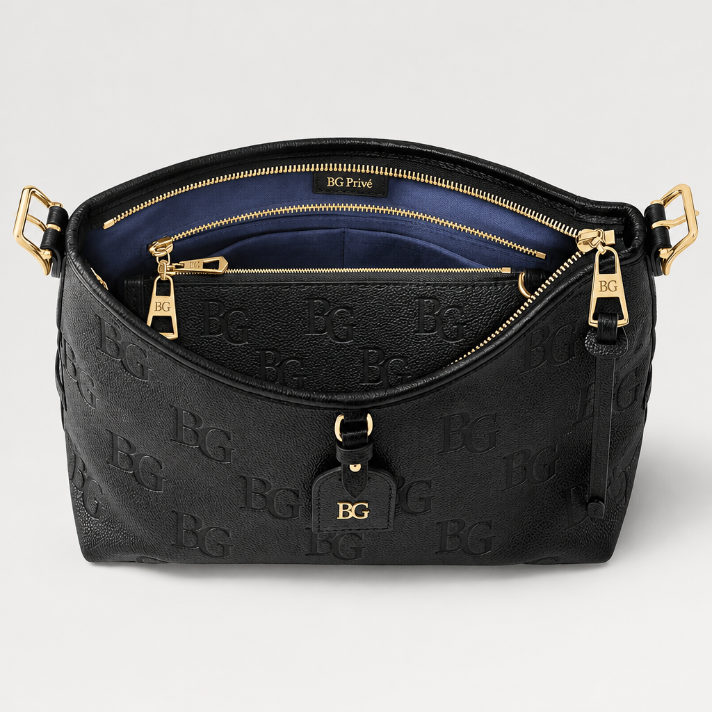 CarryAll PM Black Monogram Empreinte Leather Bag