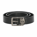 Philipp Plein Skull-Buckle Leather Belt