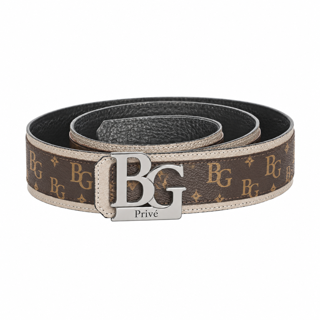 Initiales 40mm Reversible Belt in Monogram Macassar