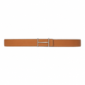 H Belt in Tan with Silver-Tone Buckle