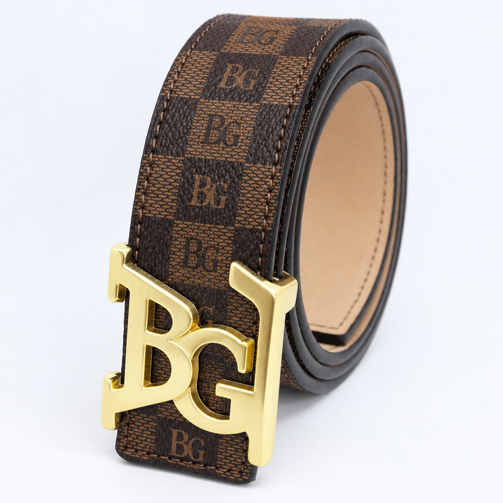 Belt Initiales 40 mm in Damier Ebene