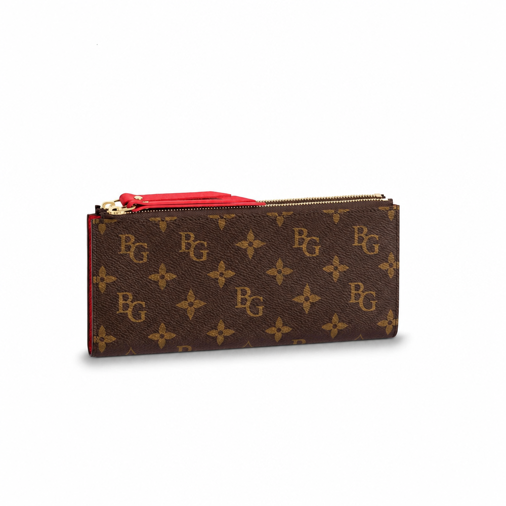 Adele Wallet in Monogram Canvas, Coquelicot - M61287