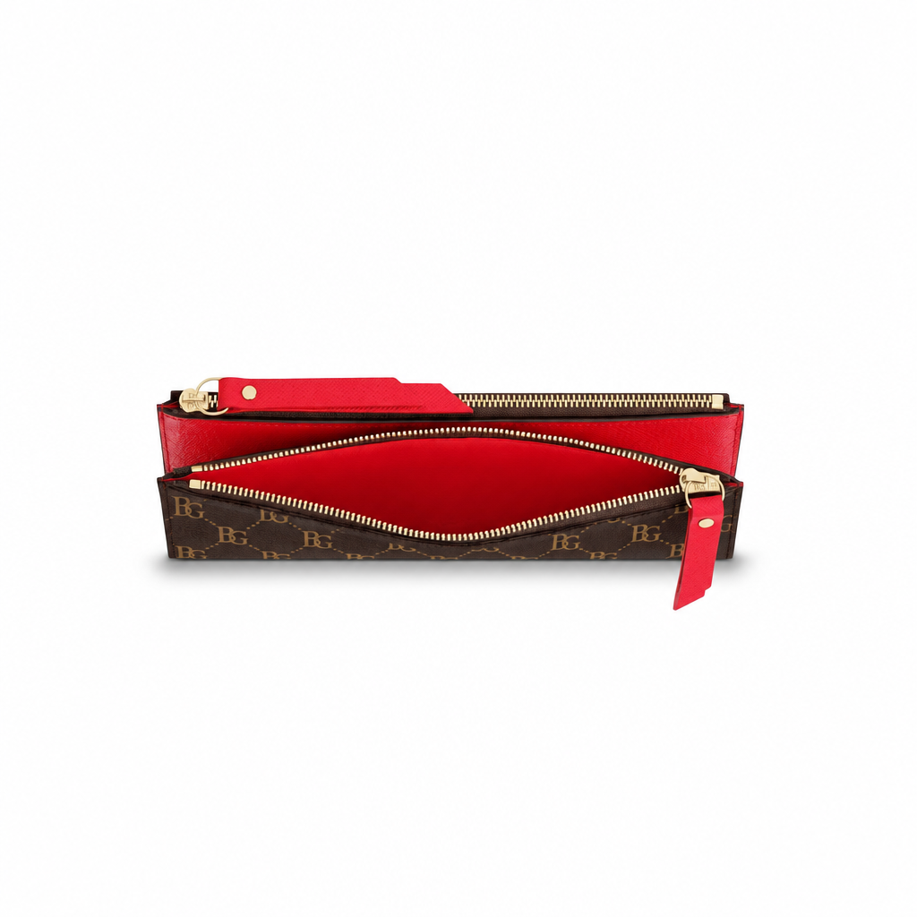 Adele Wallet in Monogram Canvas, Coquelicot - M61287