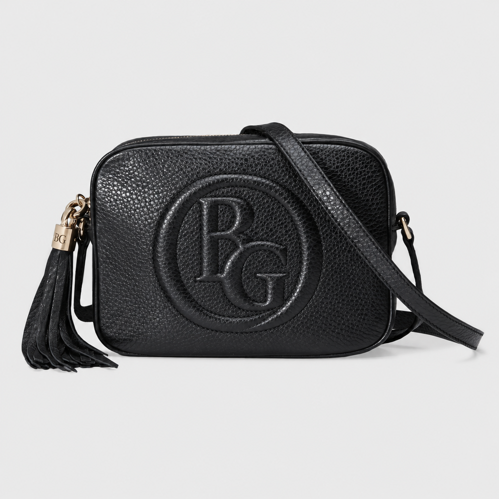 Soho Disco Small Black Leather Crossbody Bag