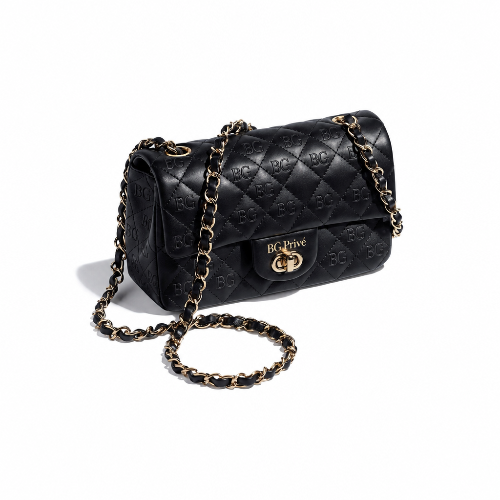 Mini Flap Bag – Mini Classic Handbag in Black Lambskin