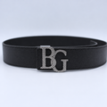 Initiales Belt 40mm in Black with Silver-Tone Buckle