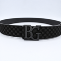 Initiales 40mm Matte Black Belt