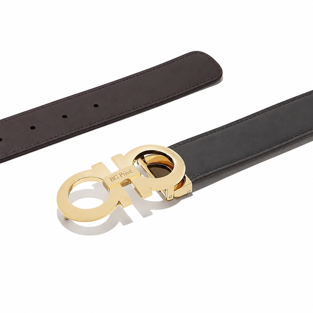 Gancini Belt – Reversible and Adjustable Calf Leather
