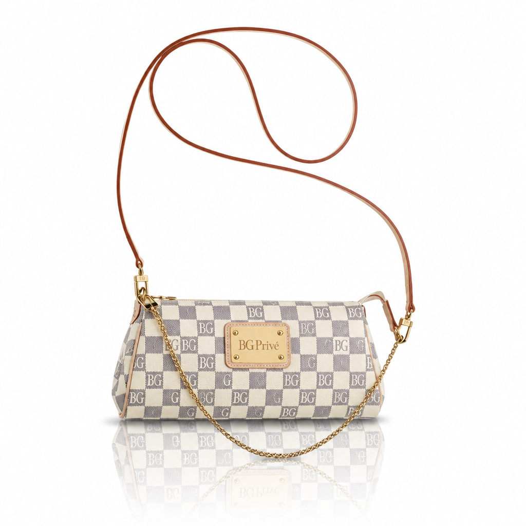 Eva Clutch in Damier Azur