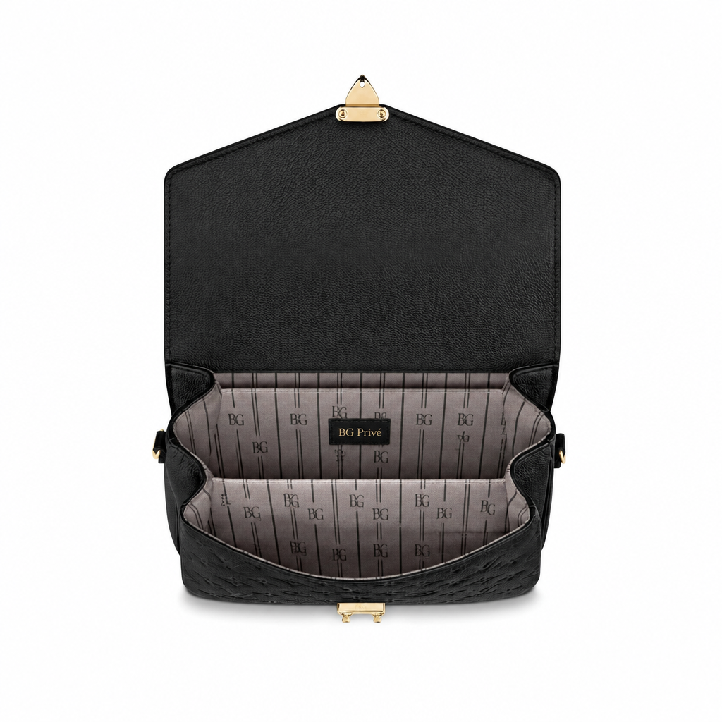 Pochette Métis Black Monogram Empreinte Leather