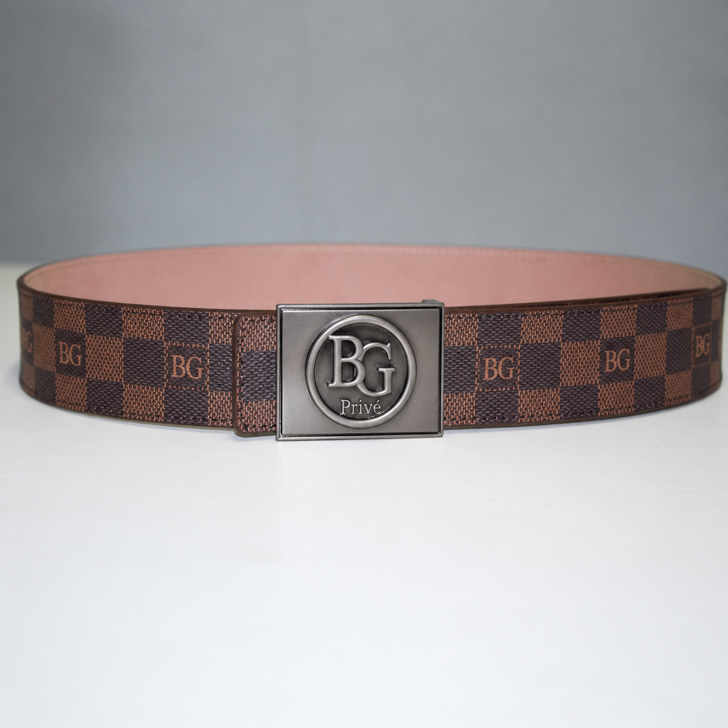 Damier Belt Ceinture Initiales 40MM