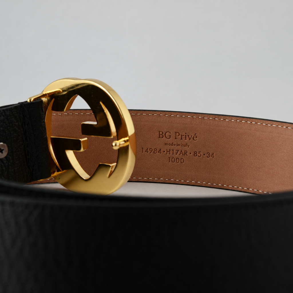 Web Belt with Interlocking G Buckle – Green-Red-Green Web