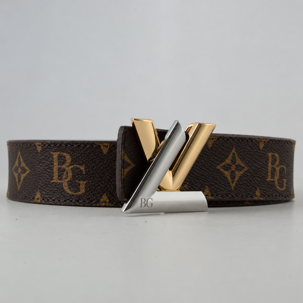 Belt Monogram Initiales-Style 40mm with Mixed-Metal Buckle
