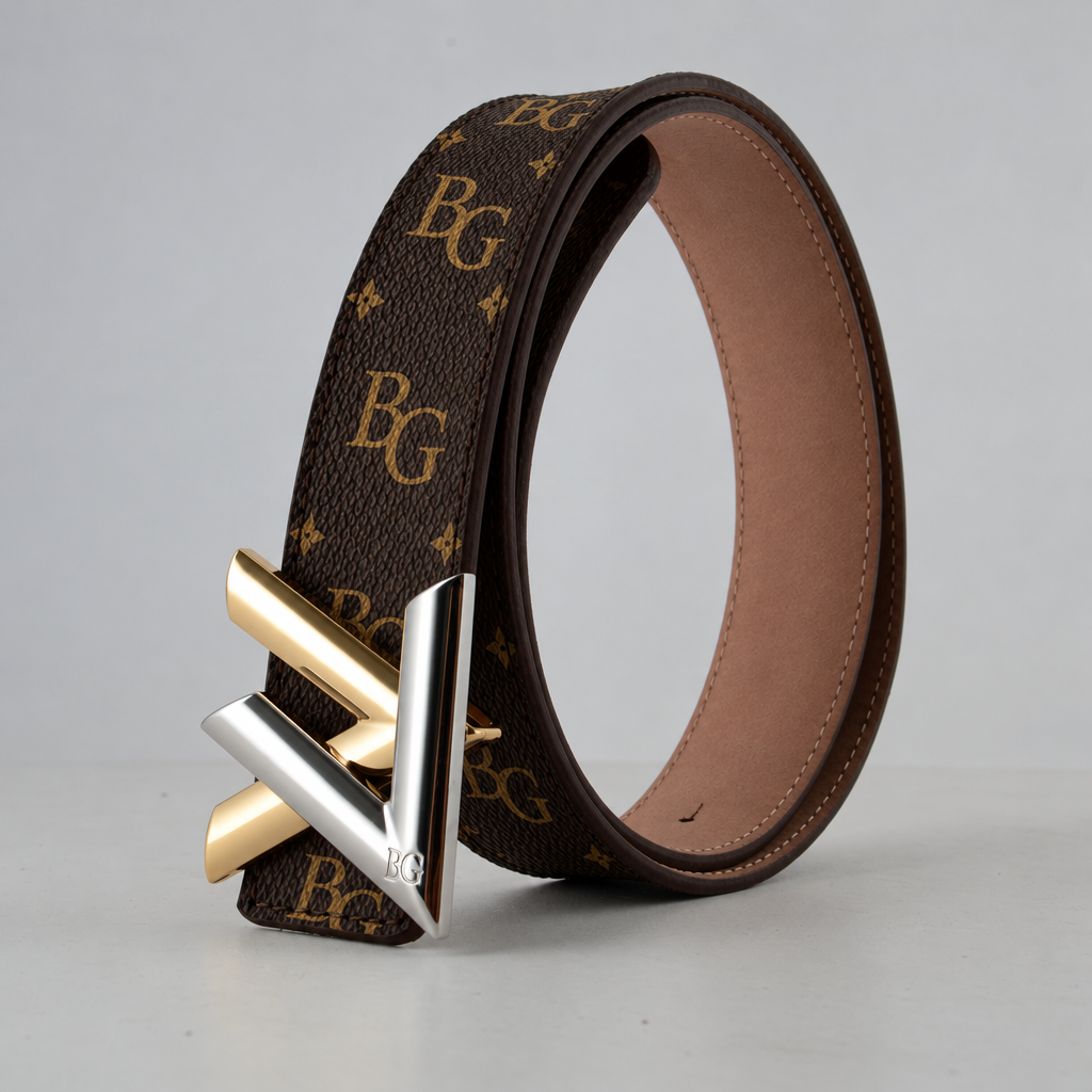 Belt Monogram Initiales-Style 40mm with Mixed-Metal Buckle
