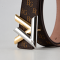 Belt Monogram Initiales-Style 40mm with Mixed-Metal Buckle