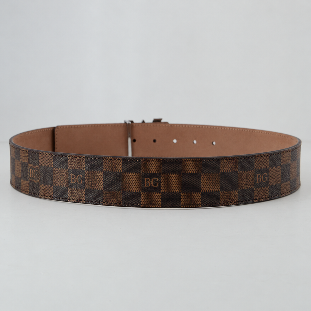 Initiales Belt 40mm Reversible Damier Ebene 100/40