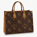 OnTheGo Tote in Monogram and Monogram Reverse
