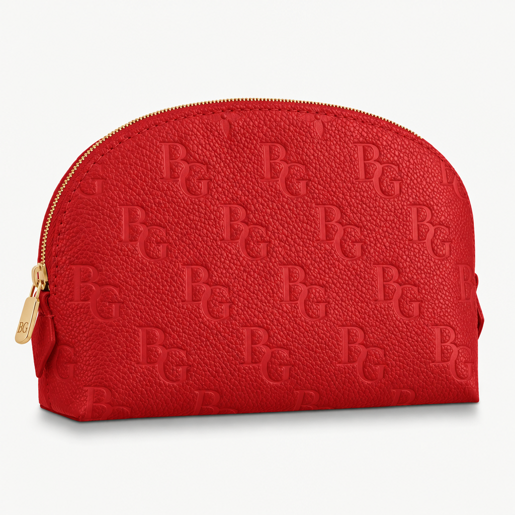 Empreinte Cosmetic Pouch PM in Bright Red