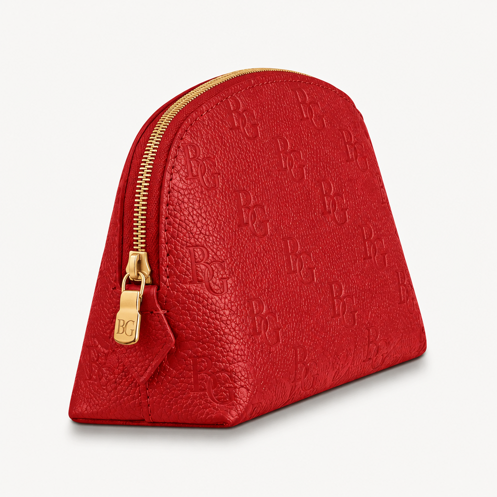 Empreinte Cosmetic Pouch PM in Bright Red