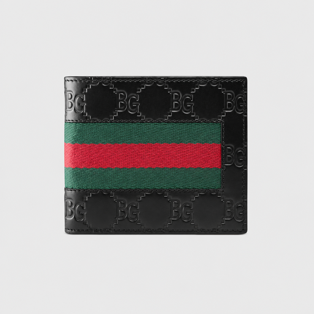 Web Wallet – Signature Bi-Fold in Black