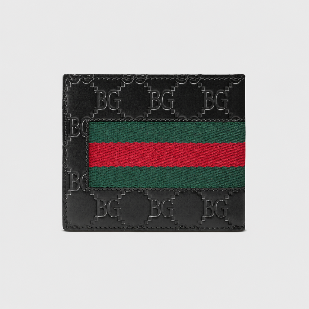 Web Wallet – Signature Bi-Fold in Black